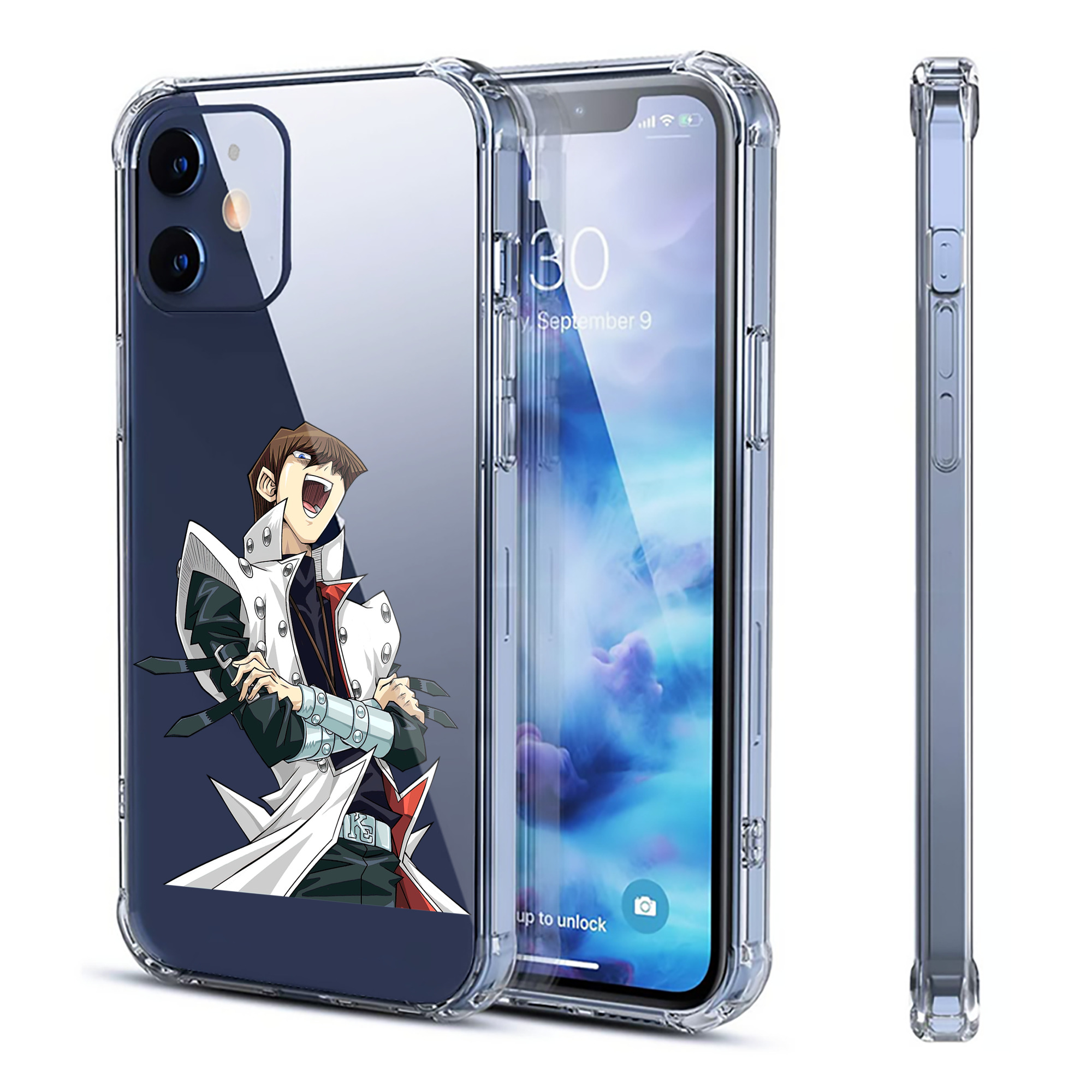 （画像用） 遊☆戯☆王 Yu-Gi-Oh! 【iPhone 12シリーズ対応】透明スマホケース（クリアソフトケース）